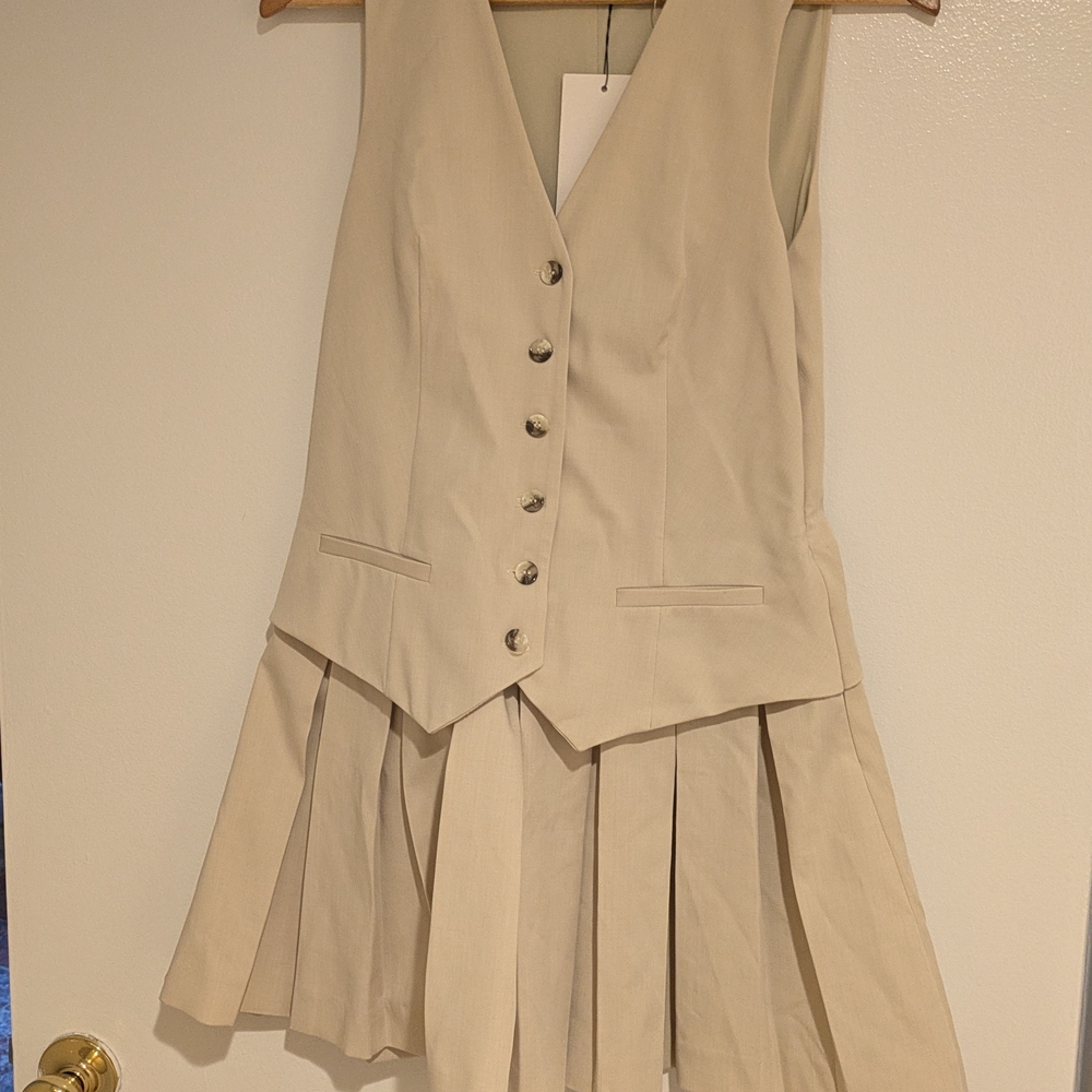 Zara Cream Mini Dress